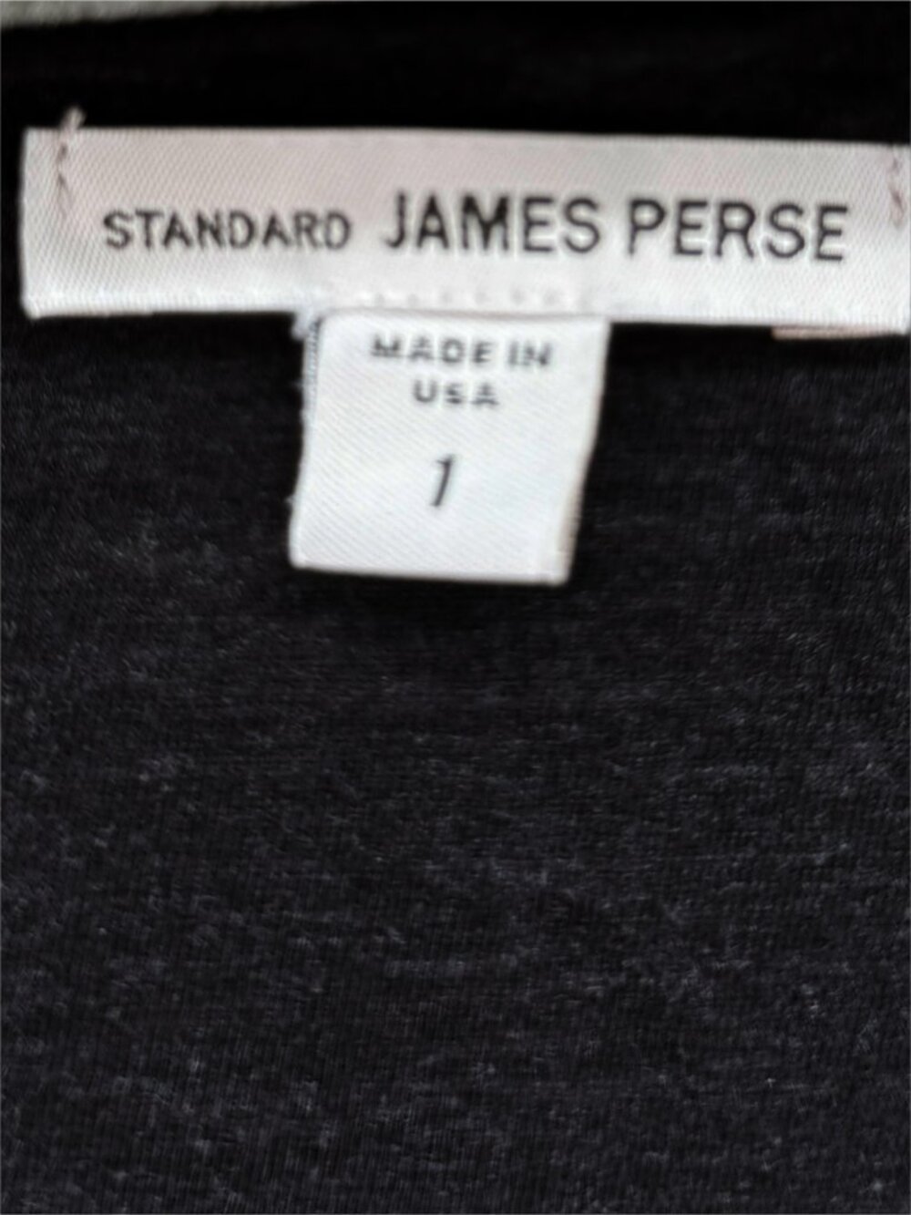 James Perse Black Lightweight layering TANK size 1/S - Picture 3 of 6
